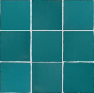 Daltile Farrier Blue Roan Square 5x5 Satin Wall Tile