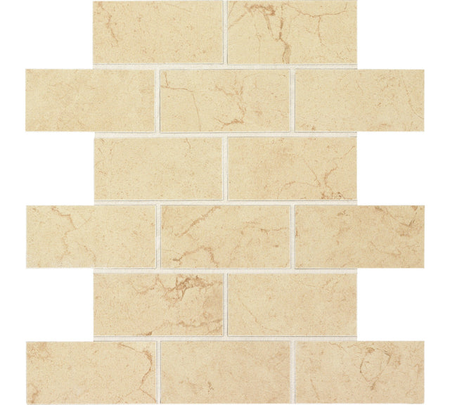 Daltile Florentine Marfil Brick Joint 2x4 Matte Mosaic Tile
