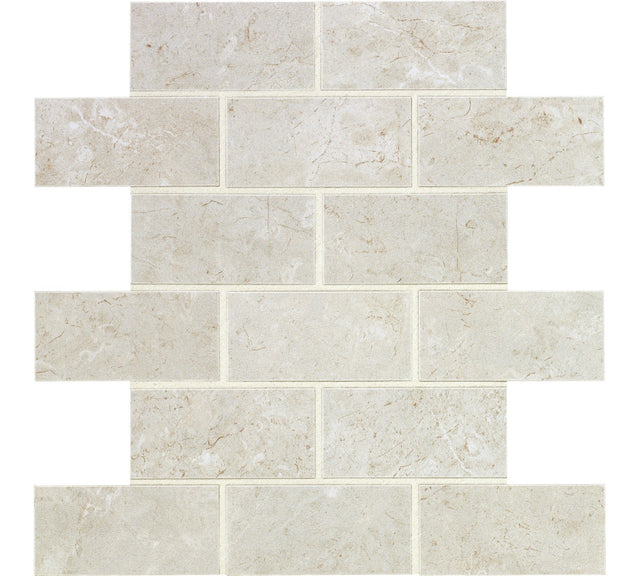 Daltile Florentine Argento Brick Joint 2x4 Matte Mosaic Tile