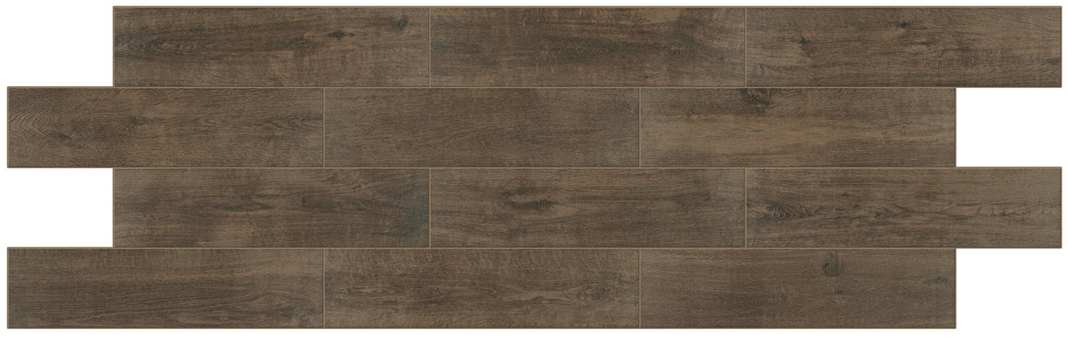 Daltile Gaineswood Walnut Plank 6x24 Matte Floor Tile
