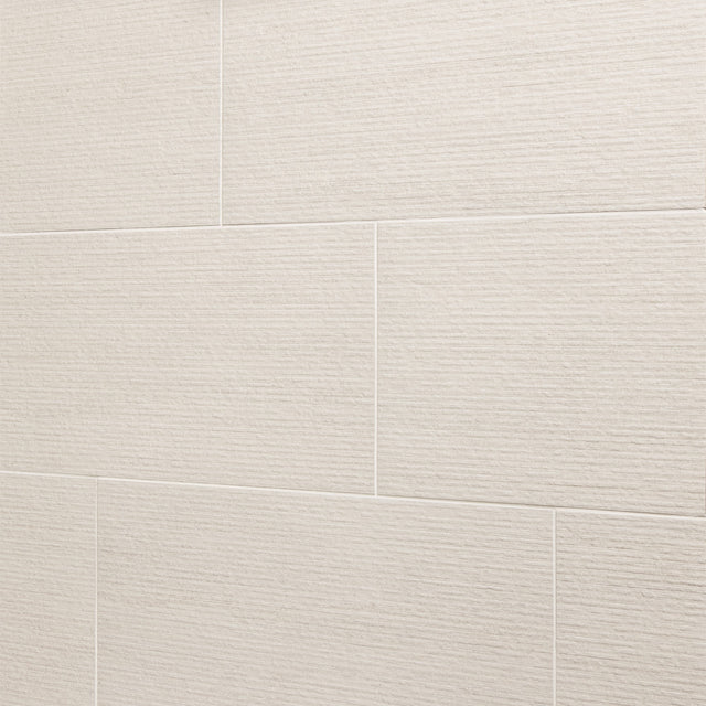 Daltile Haddonstone Peony Rectangle 12x24 Ridge Textured Floor Tile