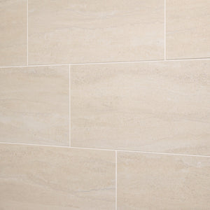 Daltile Haddonstone Dawn Rectangle 12x24 Vein Cut Stepwise Matte Floor Tile