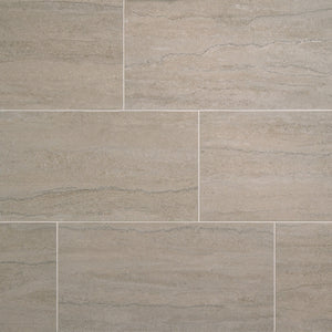 Daltile Haddonstone Atlas Rectangle 12x24 Vein Cut Satin Polished Floor Tile