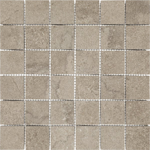 Daltile Haddonstone Atlas Straight Joint 2x2 Stepwise Matte Mosaic Tile