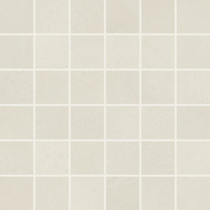 Daltile Ironcraft Phosphor White Straight Joint 2x2 Matte Mosaic Tile