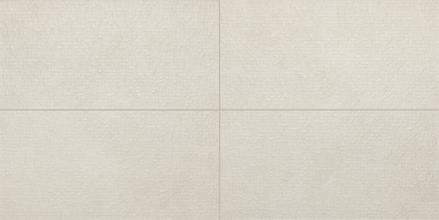 Daltile Indoterra White Desert Rectangle 12x24 Woven Textured Floor Tile