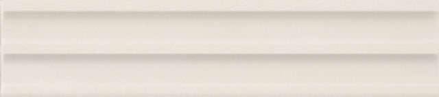 Daltile Indoterra White Desert Rectangle 2x9 Fluted Glossy Wall Tile