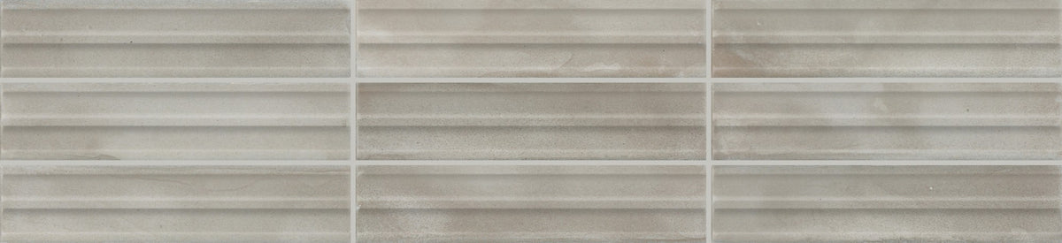 Daltile Indoterra Trail Rectangle 2x9 Reverse Fluted Matte Floor Tile