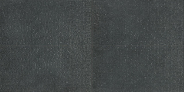 Daltile Indoterra Volcanic Ash Rectangle 12x24 Woven Textured Floor Tile