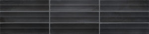 Daltile Indoterra Volcanic Ash Rectangle 2x9 Fluted Glossy Wall Tile