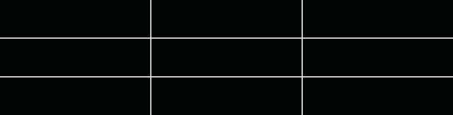 Daltile Color Wheel Linear Black Rectangle 2x8 Glossy Wall Tile
