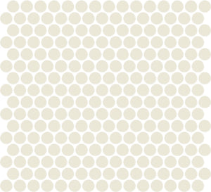 Daltile Color Wheel Mosaic Matte Biscuit Penny Rounds Matte Mosaic Tile