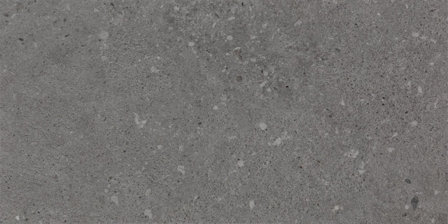 Daltile Loften Coal Limestone RNDSTRD Round Stair Tread SuperGuardX Technology LVT Trim
