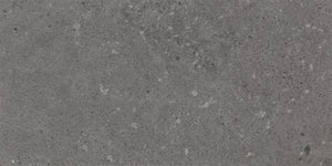 Daltile Loften Coal Limestone RNDSTRD Round Stair Tread SuperGuardX Technology LVT Trim