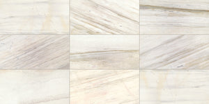 Daltile Fonte Pier White Rectangle 12x24 Honed Stone Tile