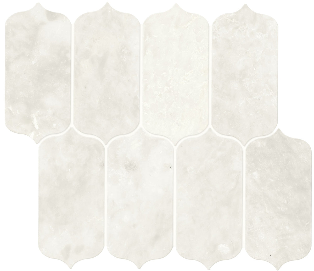 Daltile Marble Stormy Mist Ingot 4x6 Straight Edge Polished Mosaic Natural Stone Tile