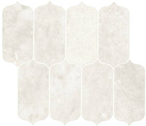 Daltile Marble Stormy Mist Ingot 4x6 Straight Edge Polished Mosaic Natural Stone Tile