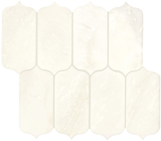 Daltile Marble Empyrean Ice Ingot 4x6 Straight Edge Polished Mosaic Natural Stone Tile
