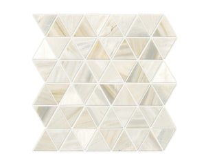Daltile Pietra Divina Namaste Triangle 2 Straight Edge Mixed Mosaic Natural Stone Tile