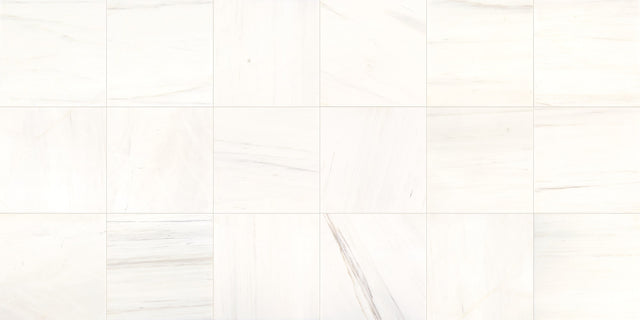 American Olean Marble Contempo White Square 12x12 Polished Stone Tile