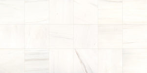 American Olean Marble Contempo White Square 12x12 Polished Stone Tile