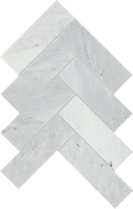 Daltile Gamma Mystic Herringbone 2x6 Polished Mosaic Natural Stone Tile