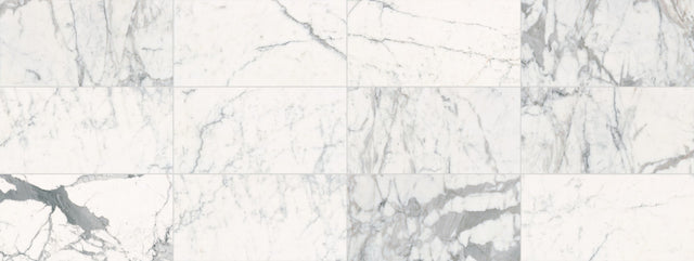 Daltile Marble Statuario Rectangle 12x24 Polished Stone Tile