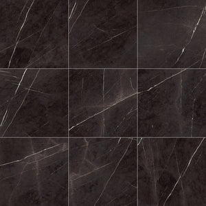 Daltile Marble Attache Nero Square 24x24 Matte Floor Tile
