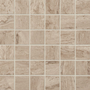 Daltile Marble Attache Travertine Straight Joint 2x2 Matte Mosaic Tile
