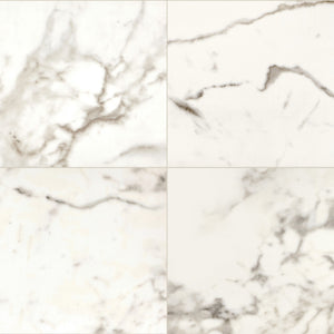 Daltile Marble Attache Calacatta Square 32x32 Matte Floor Tile