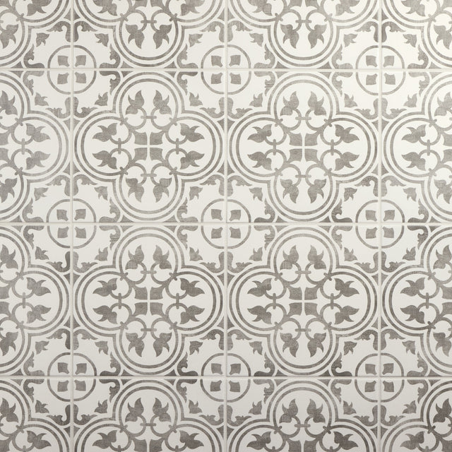 Daltile Memoir Petal Grey Petal 12x12 Matte Floor Tile Deco ME20SQ1212MTJJ1