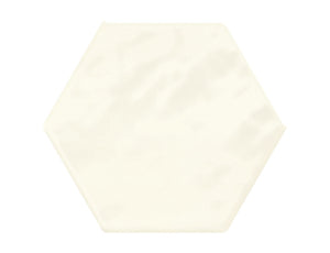 Daltile Mesmerist Spirit Hexagon 4 Undulated Glossy Wall Tile