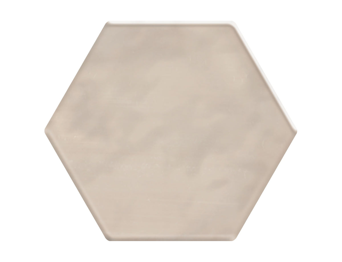 Daltile Mesmerist Trance Hexagon 4 Undulated Glossy Wall Tile