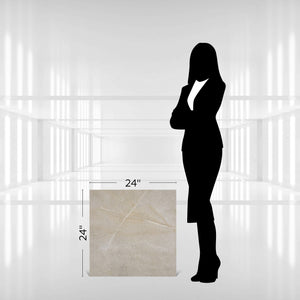 Daltile Montelierre Fuji Square 24x24 Stepwise Matte Floor Tile