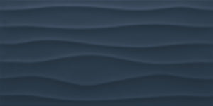 Daltile Multitude Nostalgic Blue Rectangle 12x24 Wave Textured Wall Tile