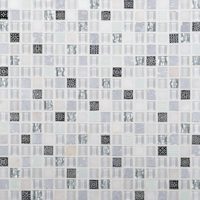 Daltile Marvel Opal Straight Joint 5/8x5/8 Mixed Mosaic Tile