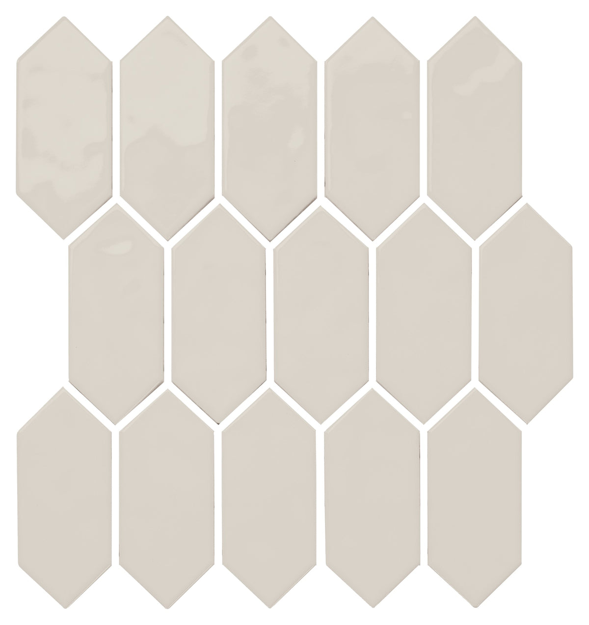 Daltile Mythology Olympus Picket 2x5 Glossy Mosaic Tile