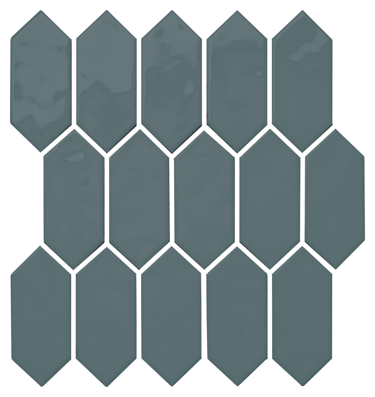 Daltile Mythology Aura Picket 2x5 Glossy Mosaic Tile