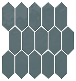 Daltile Mythology Aura Picket 2x5 Glossy Mosaic Tile