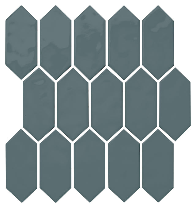 Daltile Mythology Aura Picket 2x5 Glossy Mosaic Tile