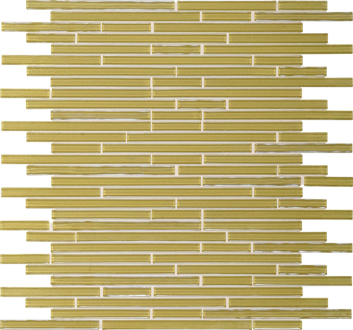 Daltile Opulence Gemstone Random Linear 3/8 Glass Mosaic Tile