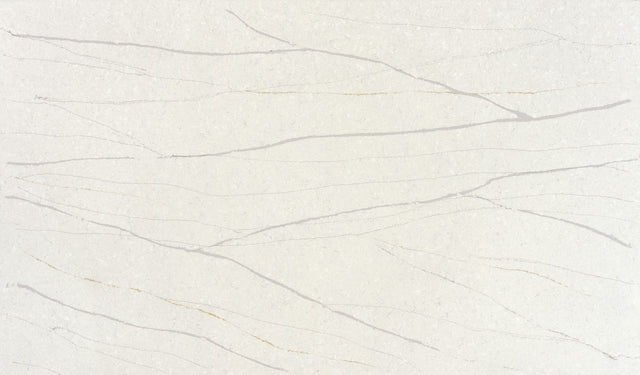 Daltile ONE Quartz - Marble Look Monument White Slab 136x79 Polished 2CM Quartz Slab