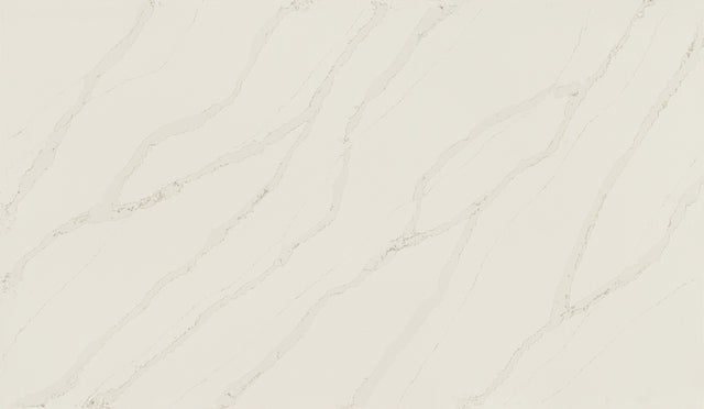 Daltile ONE Quartz - Marble Look Patriotic Calacatta Slab 136x79 Polished 3CM Quartz Slab