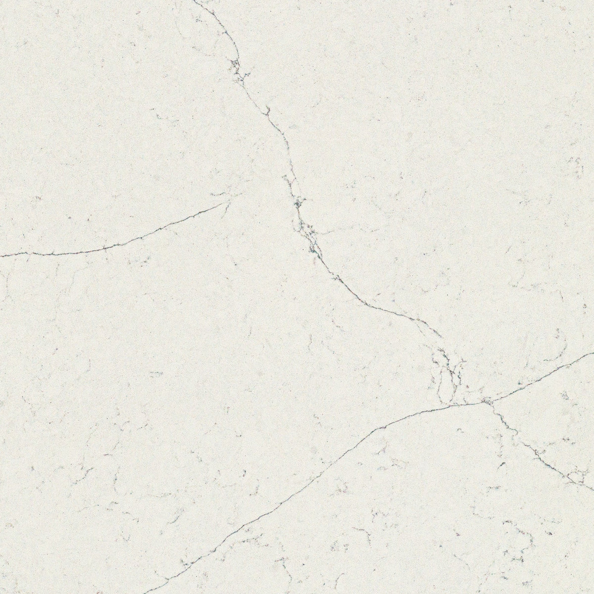 Daltile ONE Quartz - Marble Look Valor White Slab 136x79 Lava 2CM Quartz Slab