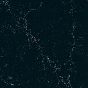 Daltile ONE Quartz - Marble Look Liberty Black Slab 136x79 Leather 3CM Quartz Slab