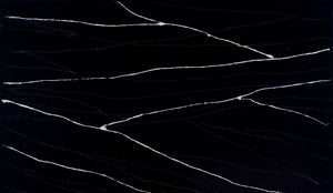 Daltile ONE Quartz - Marble Look Black Canyon Slab 136x79 Polished 3CM Quartz Slab