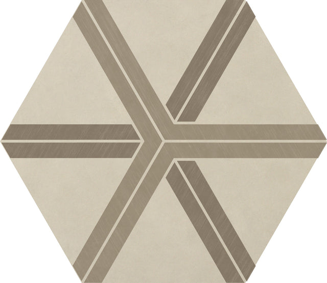 Daltile Bee Hive Plot Warm Blend Plot 24x20 Matte Floor Tile Deco