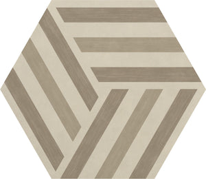 Daltile Bee Hive Run-Up Warm Blend Runup 24x20 Matte Floor Tile Deco