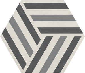 Daltile Bee Hive Run-Up Cool Blend Runup 24x20 Matte Floor Tile Deco