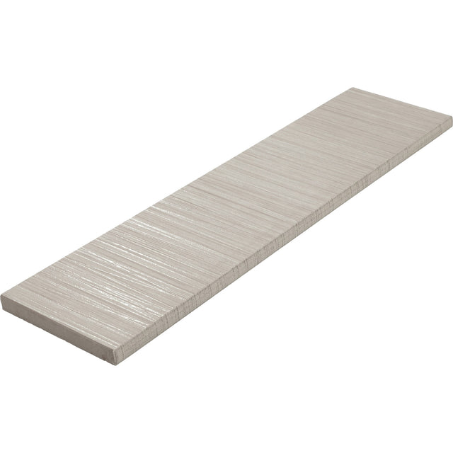 Daltile Fabrique Creme Linen S43C9 Bullnose Matte Floor Tile Trim